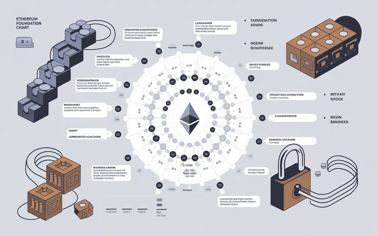 Organisation chart Ethereum Foundation challenges