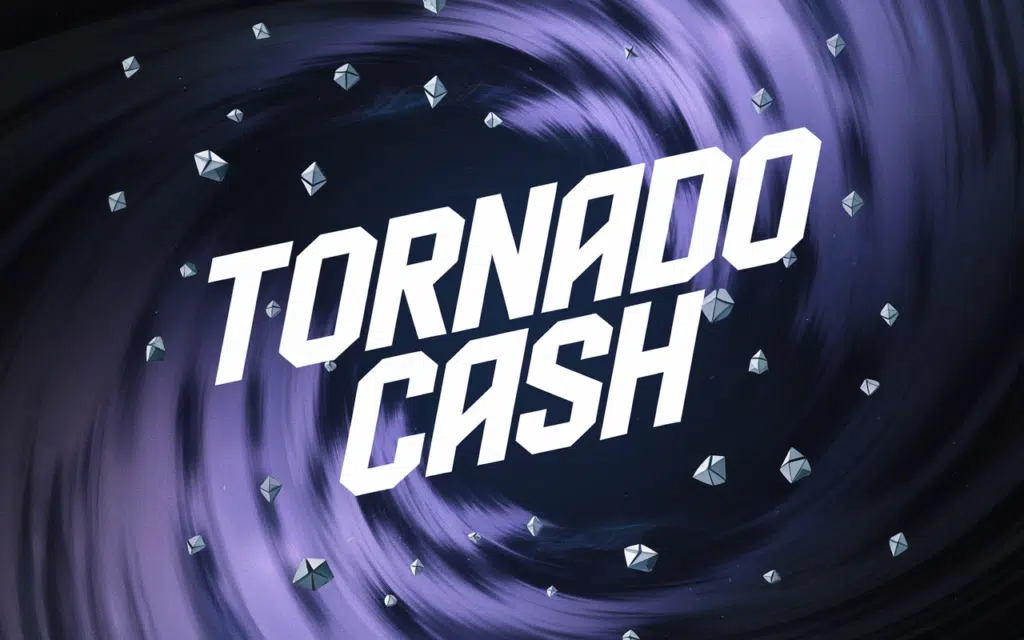 Tornado Cash and Ethereum symbols