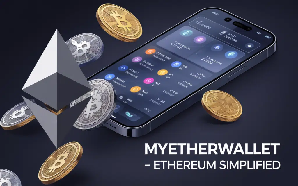 MyEtherWallet logo with Ethereum symbol