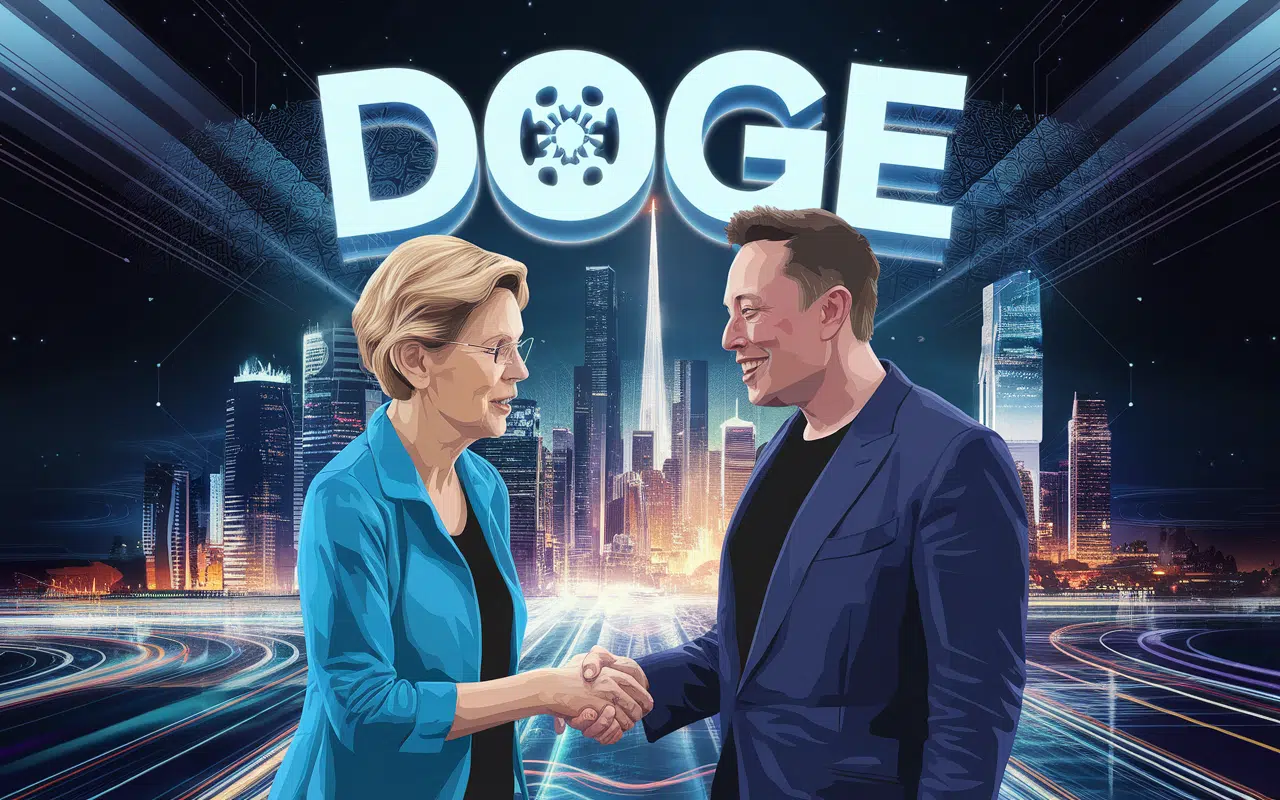 Warren et Musk unissent leurs forces pour DOGE