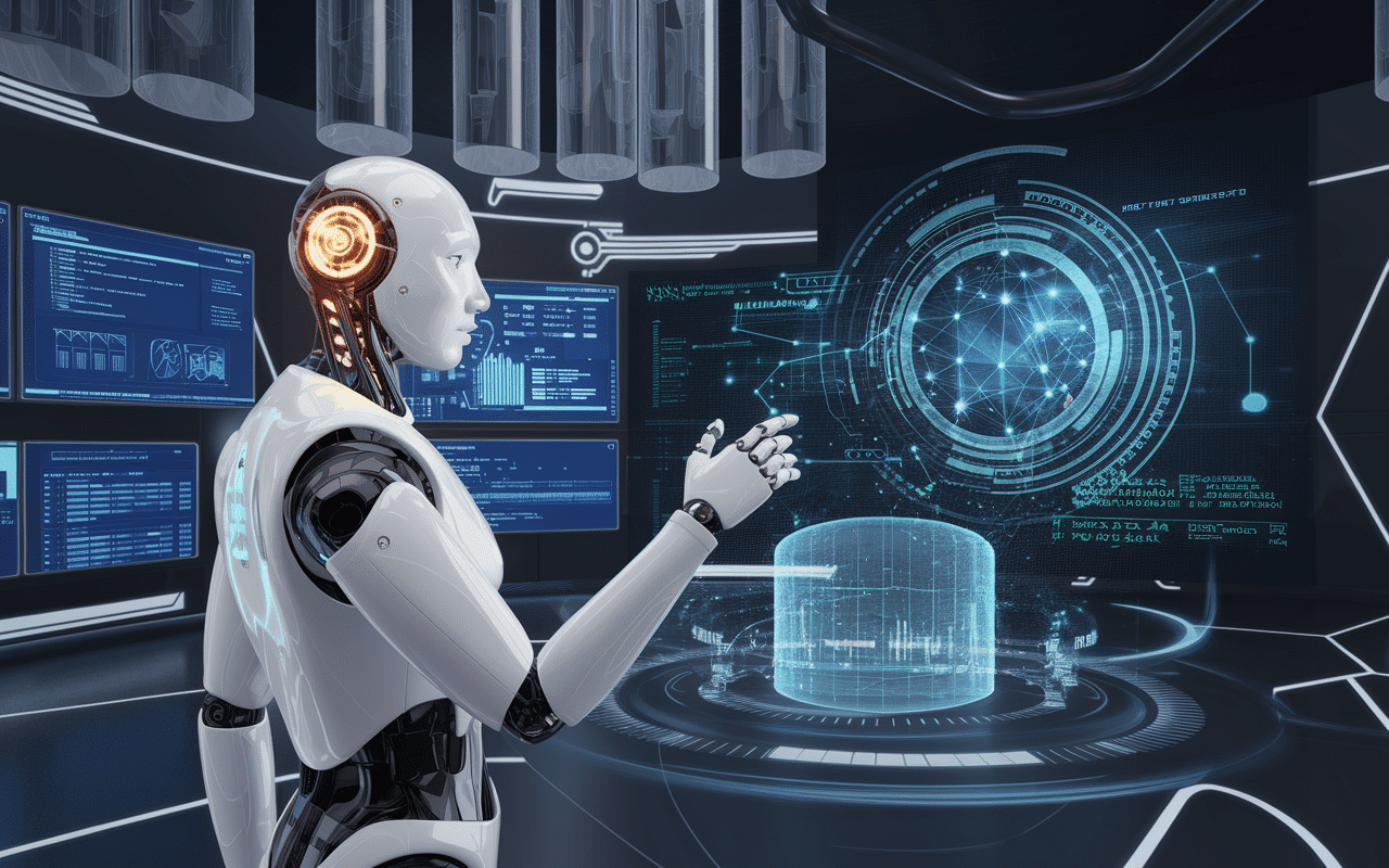 agent IA autonome dans un environnement virtuel