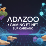 Île futuriste Adazoo avec animaux NFT et blockchain