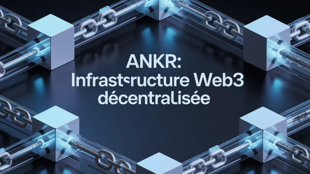 Réseau Ankr blockchain avec nœuds interconnectés