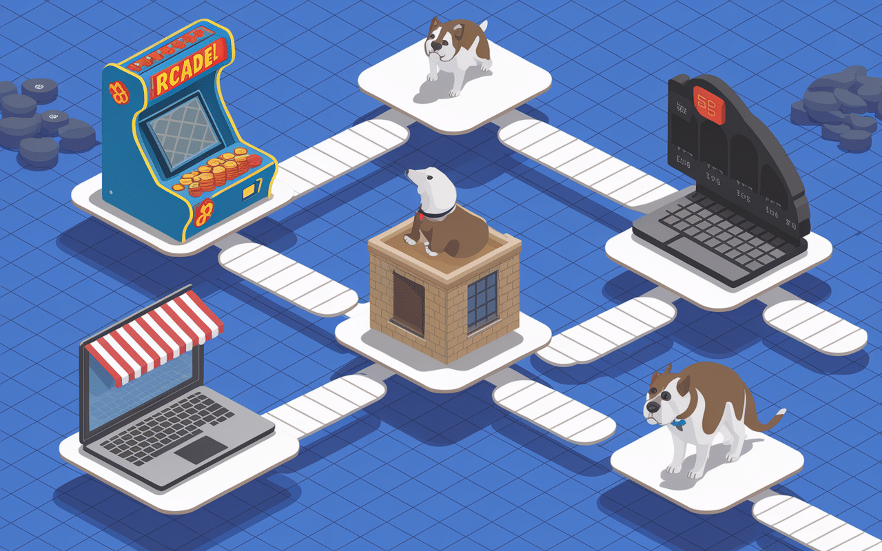 Plateformes crypto interconnectées avec Bonk