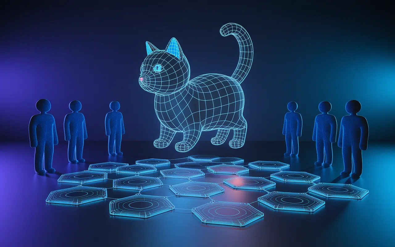 Chat $MICHI flottant sur blockchain Solana