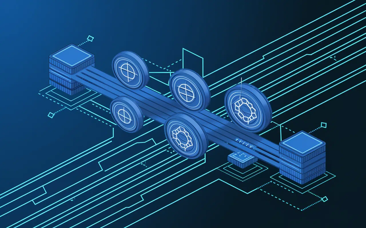 Tosa tokens cryptocurrency flow and tokenomics diagram