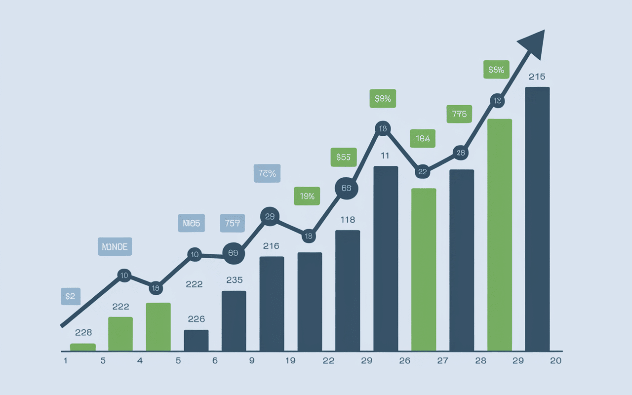 Infographie vesting progression acquisition actions