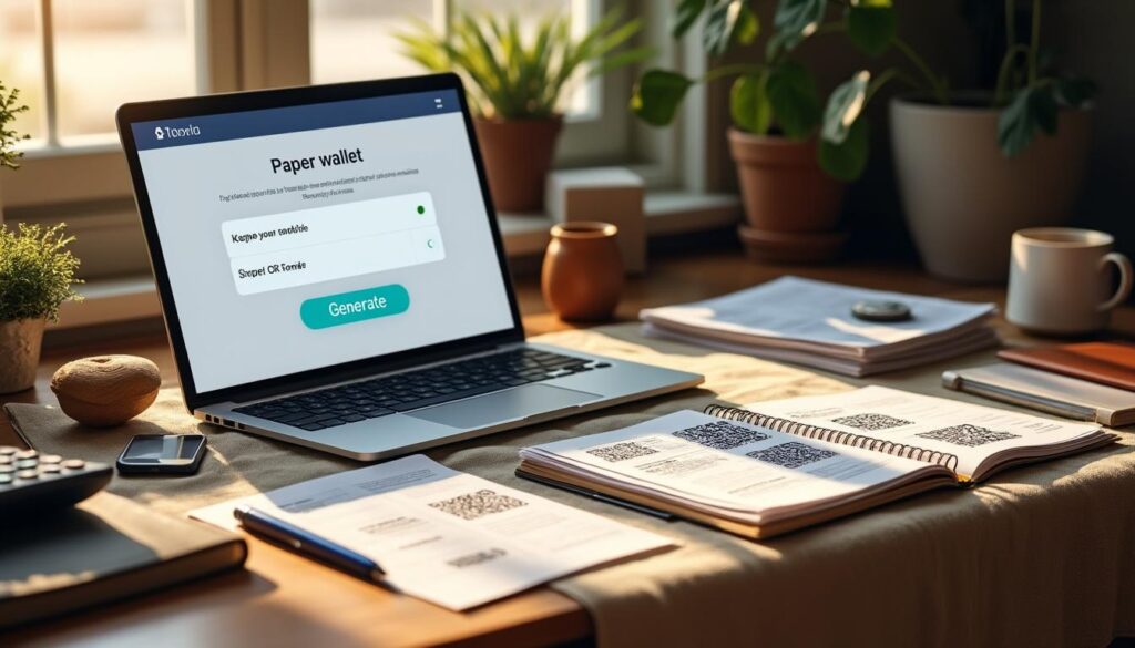 découvrez ce qu'est un paper wallet, son utilité pour sécuriser vos cryptomonnaies, et suivez pas à pas les étapes pour en créer un facilement et en toute sécurité.