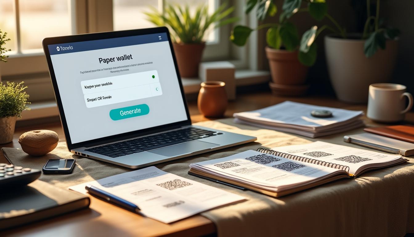 découvrez ce qu'est un paper wallet, son utilité pour sécuriser vos cryptomonnaies, et suivez pas à pas les étapes pour en créer un facilement et en toute sécurité.