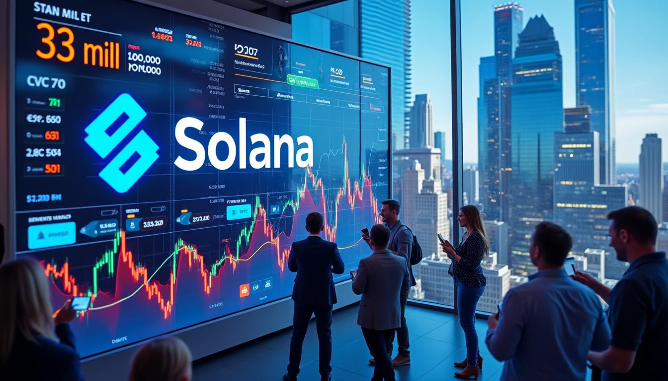 découvrez comment le lancement réussi d'un etf solana aux états-unis, intégrant le staking, a généré un volume de 33 millions de dollars dès ses débuts. analyse des impacts et perspectives du marché.